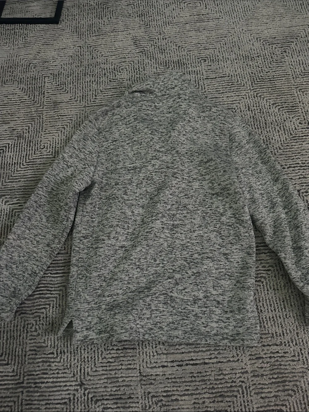 Beverly Hills Polo Club Men’s Gray Heathered Half-Zip Sweater